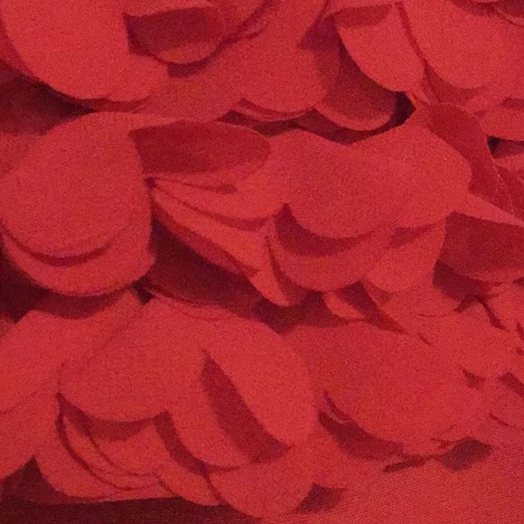 Badgley Mischka Petal Detail Off Shoulder Gown - Picture 5 of 14